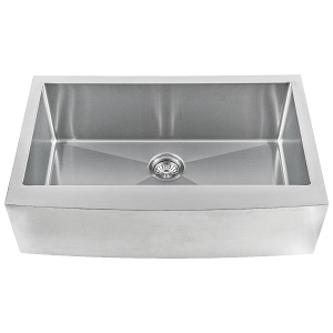 Single Bowl Handcrafted Farmhouse with Apron 3321 stainless steel kitchen sink