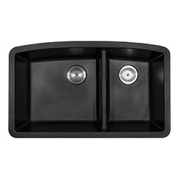 Black Quartz Double Bowl 60/40-3219 kitchen sink